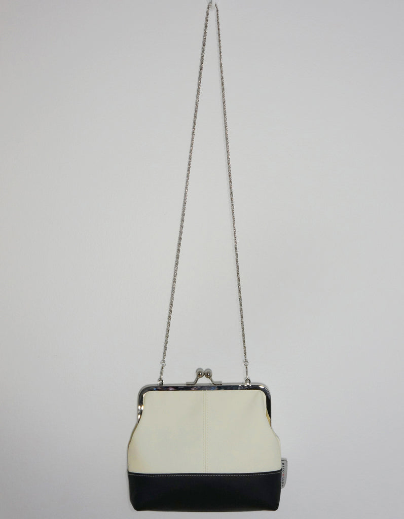 Charlie White Faux Leather Clutch