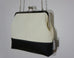 Charlie White Faux Leather Clutch With Black Base