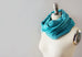 Infinity scarf - Organic Cotton - Turquoise Blue	