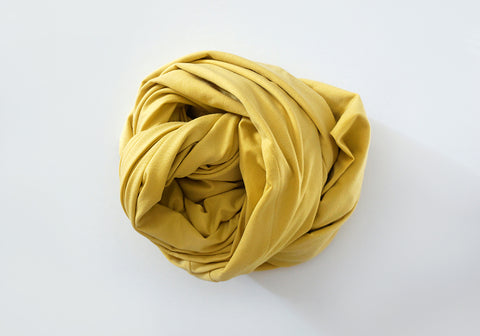 Infinity scarf - Organic Cotton - Mustard Yellow