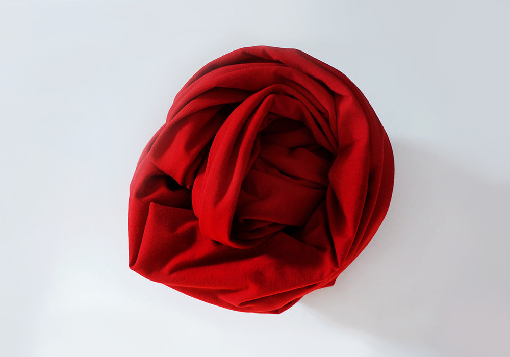 Infinity scarf - Organic Cotton - Red Chili Pepper