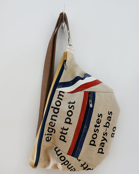 Rush Hour - large sling bag - post office print