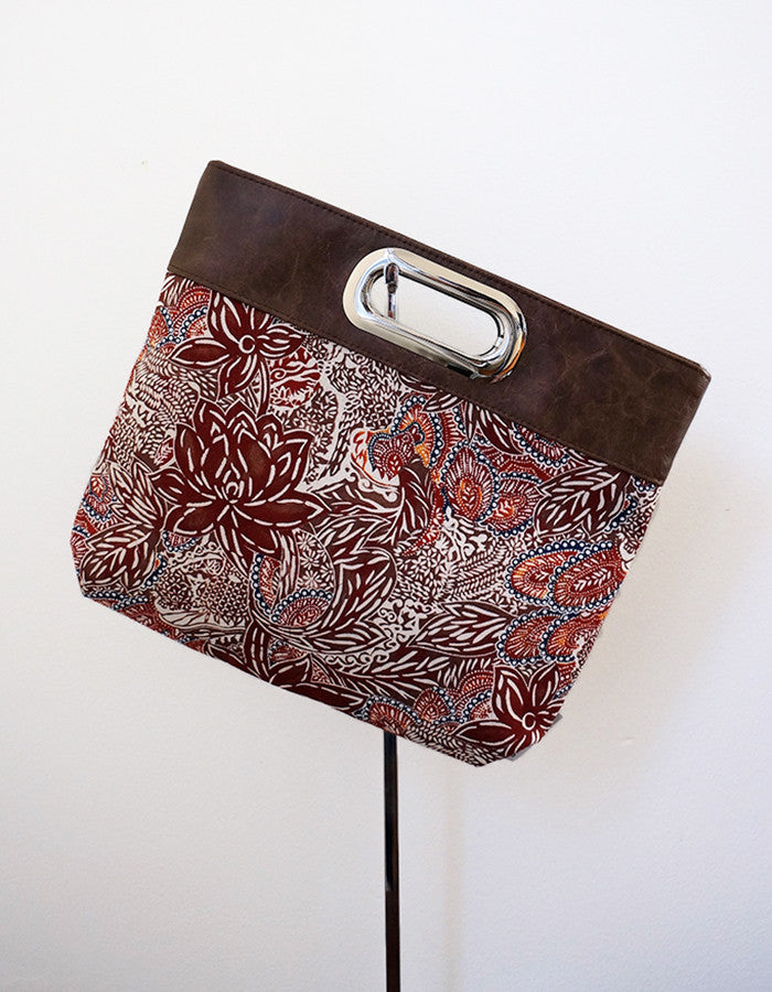 Harley Graphic Floral Clutch